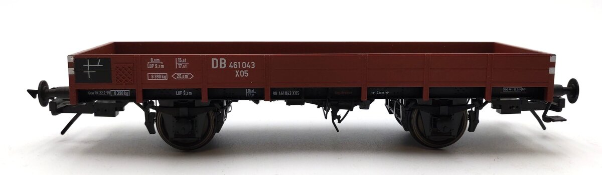 Lenz O Scale X05 Low-Side Wagon - 2 Rail LN