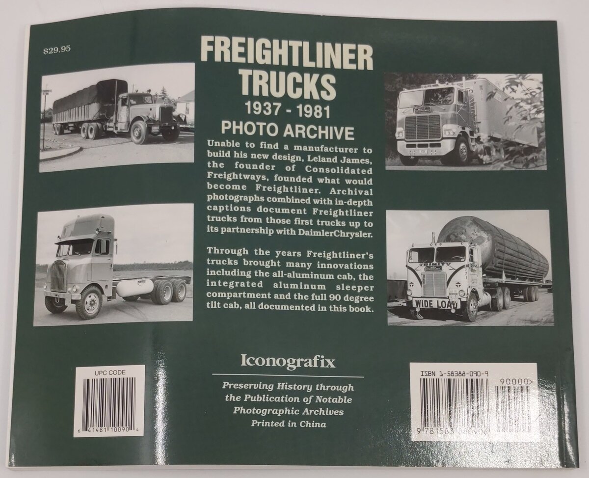 Freightliner Trucks 1937-1981 Photo Archive Paperback Book By Robert Gabrick EX