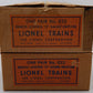 Lionel O22 Vintage O Left-Hand & Right-Hand Electric Remote Switches [4] VG/Box