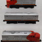 Lionel 218 Vintage O Santa Fe Alco ABA Diesel Locomotive Set VG