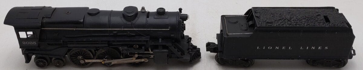 Lionel 2035 Vintage O 2-6-4  Die-Cast Postwar Steam Locomotive w 6466WX Tender VG