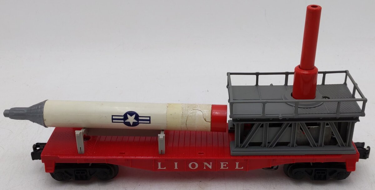 Lionel 3413 Vintage O Mercury Capsule Launching Car VG