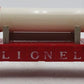 Lionel 6175 Vintage O Red Flatcar with US Navy Rocket VG