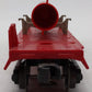 Lionel 6175 Vintage O Red Flatcar with US Navy Rocket VG