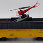 Lionel 3619 Vintage O Operating Helicopter Reconnaissance Car VG