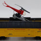 Lionel 3619 Vintage O Operating Helicopter Reconnaissance Car VG