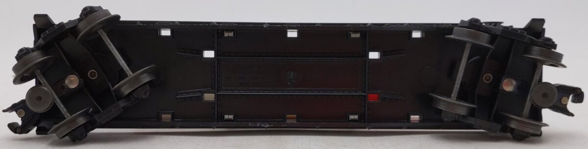 Lionel 6175 Vintage O Black Flatcar with US Navy Rocket VG