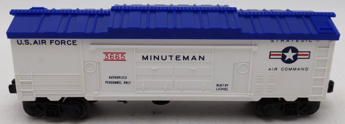 Lionel 3665 Vintage O Gauge US Air Force Minuteman Missile Launching Car EX