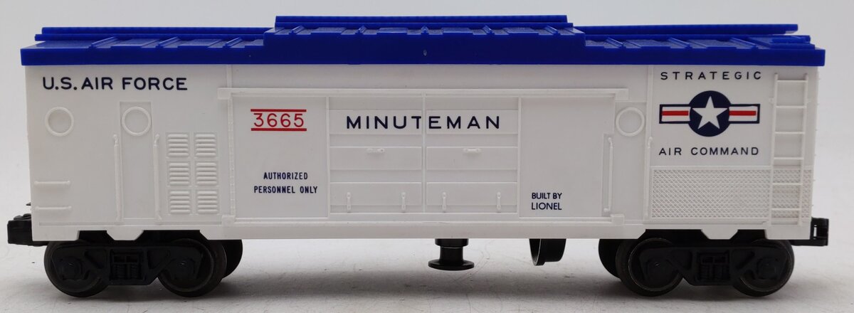Lionel 3665 Vintage O Gauge US Air Force Minuteman Missile Launching Car EX