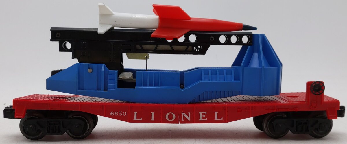 Lionel 6650 Vintage O IRBM Rocket Launcher VG