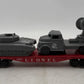 Lionel 6803 Vintage O Flatcar w/ USMC Tank & Sound Truck EX