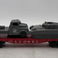 Lionel 6803 Vintage O Flatcar w/ USMC Tank & Sound Truck EX