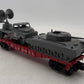 Lionel 6803 Vintage O Flatcar w/ USMC Tank & Sound Truck EX