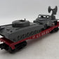 Lionel 6803 Vintage O Flatcar w/ USMC Tank & Sound Truck EX