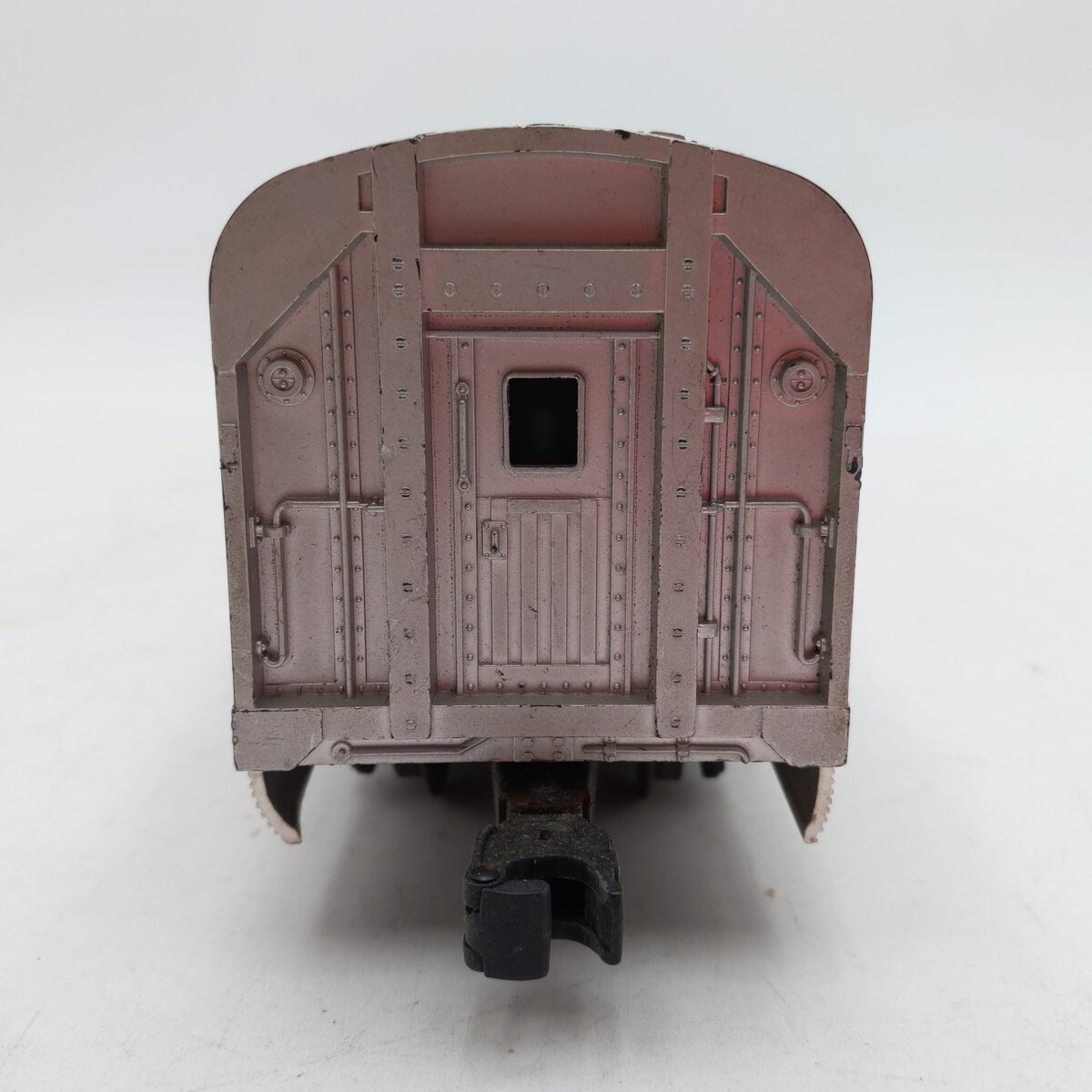Lionel 2530 Vintage O REA Aluminum Baggage Car with Middle Plates VG/Box