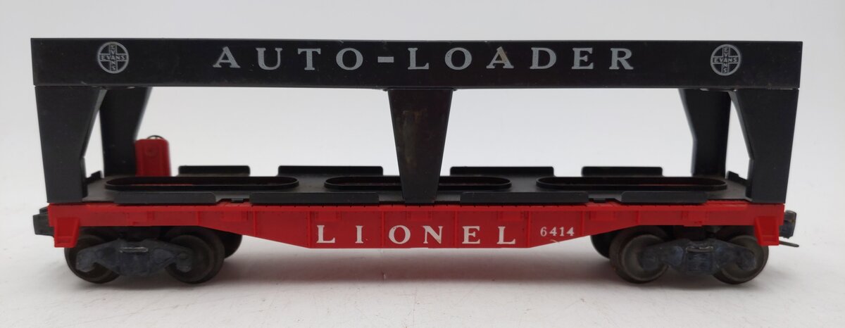 Lionel 6414 Vintage O Gauge Postwar Evans Autoloader with 4 Automobiles VG/Box