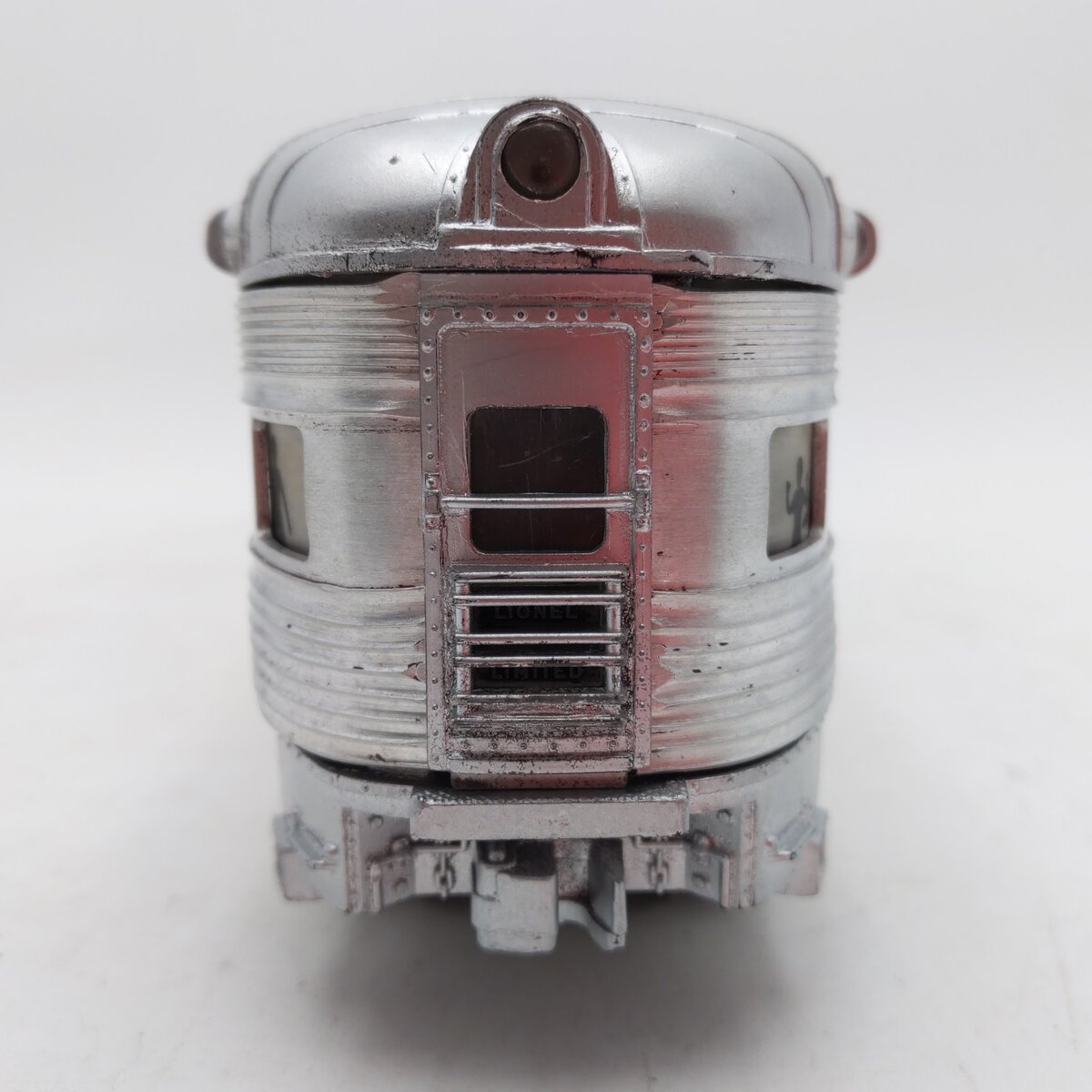 Lionel 2531 Vintage O Lionel Lines Silver Dawn Aluminum Observation Car VG