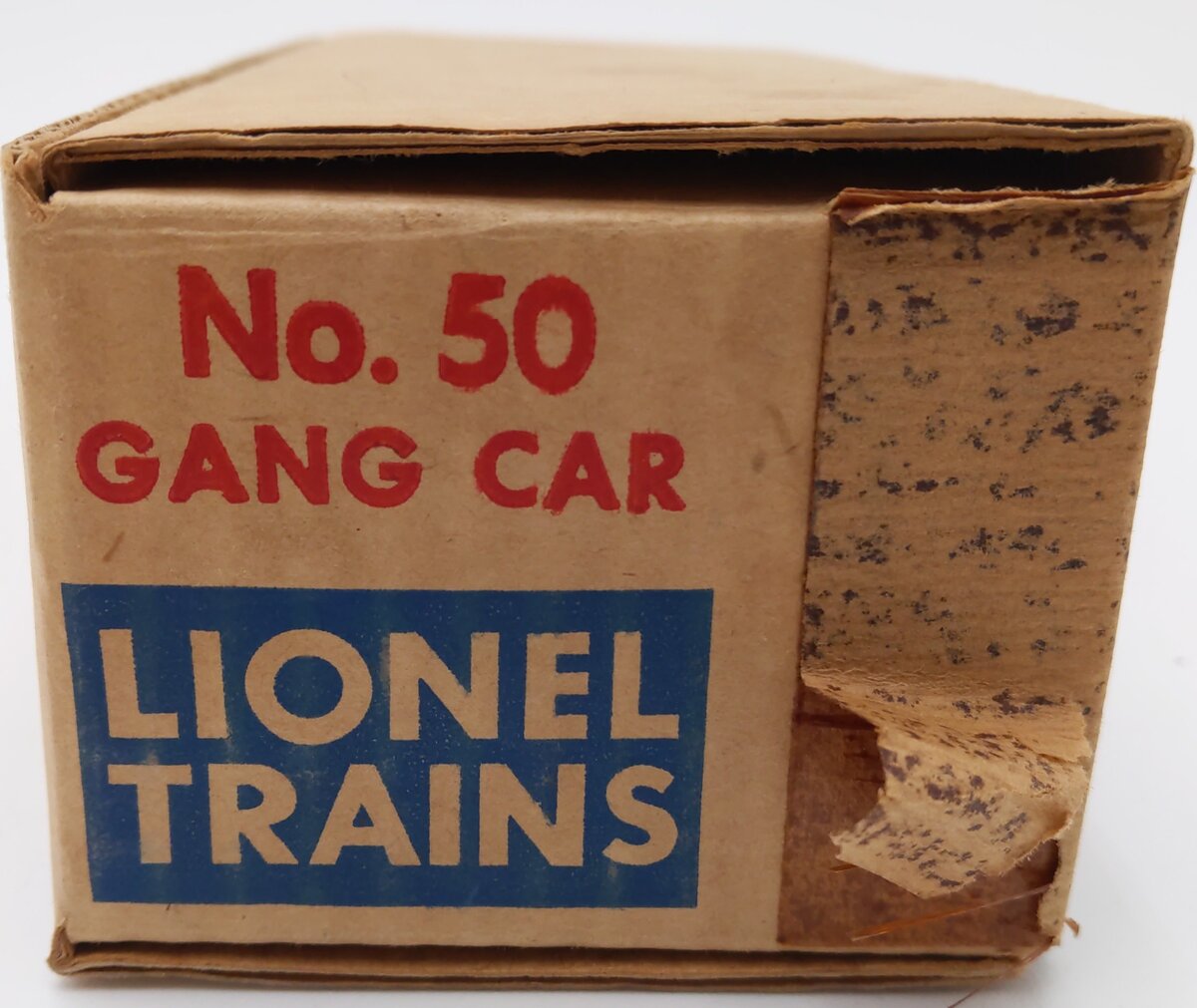Lionel 50 Vintage O Motorized Gang Car VG/Box