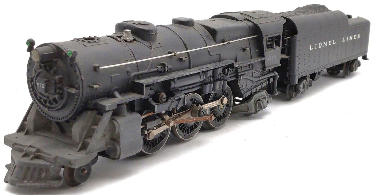 Lionel 675 Vintage O 2-6-4 K4 Pacific Die-Cast Steam Loco with 2046W Tender VG