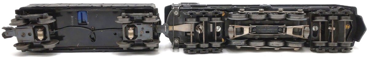 Lionel 671 Vintage O 6-8-6 Die-Cast Steam Turbine Locomotive w/6466W Tender VG