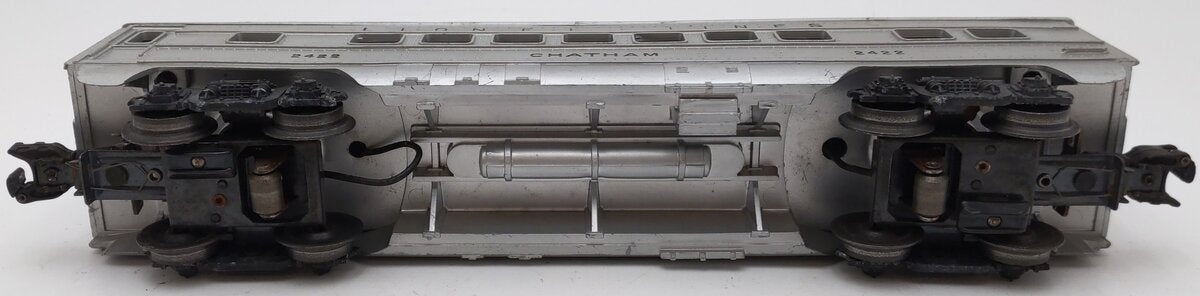 Lionel 2422 Vintage O Lionel Lines Chatham Lighted Pullman Car with Silver Roof VG