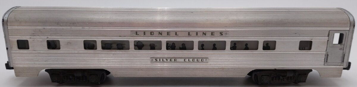 Lionel 2533 Vintage O Lionel Lines "Silver Cloud" Aluminum Pullman Car VG