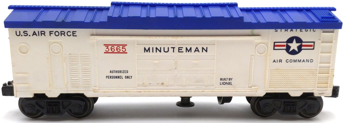 Lionel 3665 Vintage O Gauge US Air Force Minuteman Missile Launching Car VG