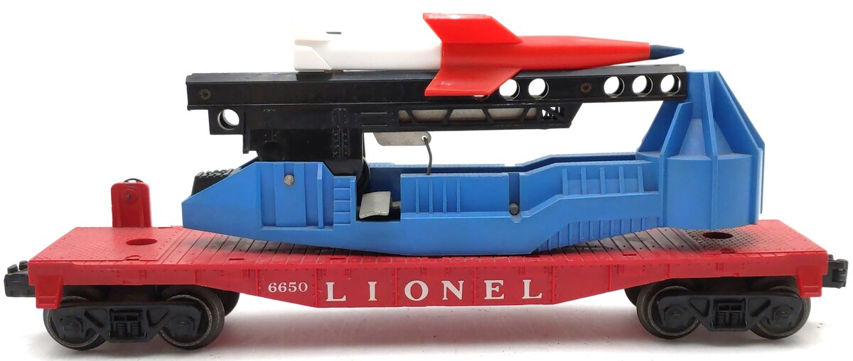 Lionel 6650 Vintage O IRBM Rocket Launcher VG