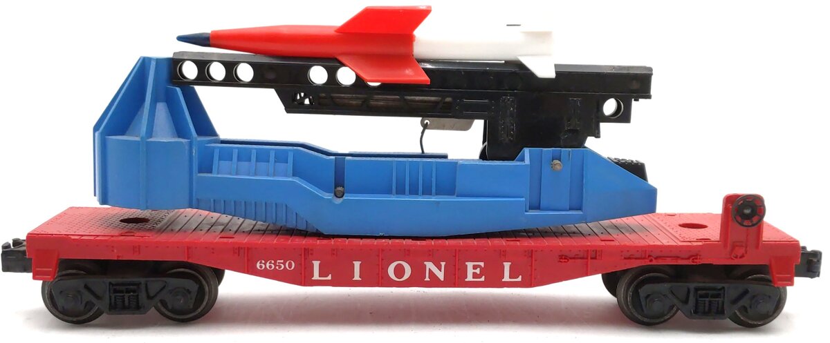 Lionel 6650 Vintage O IRBM Rocket Launcher VG