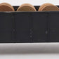 Lionel 6462 Vintage O New York Central Black Gondola w/ Barrel Load VG