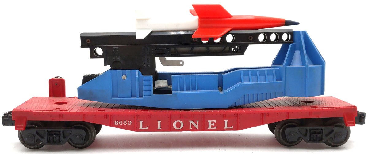 Lionel 6650 Vintage O IRBM Rocket Launcher VG