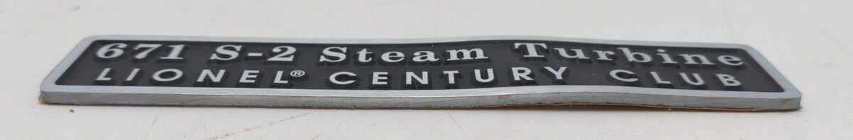 Lionel 6-18057 O Gauge CC PRR S-2 Turbine Steam Locomotive & Tender #671 EX/Box