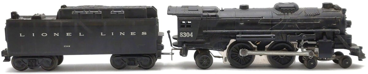 Lionel 6-8304 4-4-2 C&O Die-Cast Steam Locomotive & Tender #8304 VG