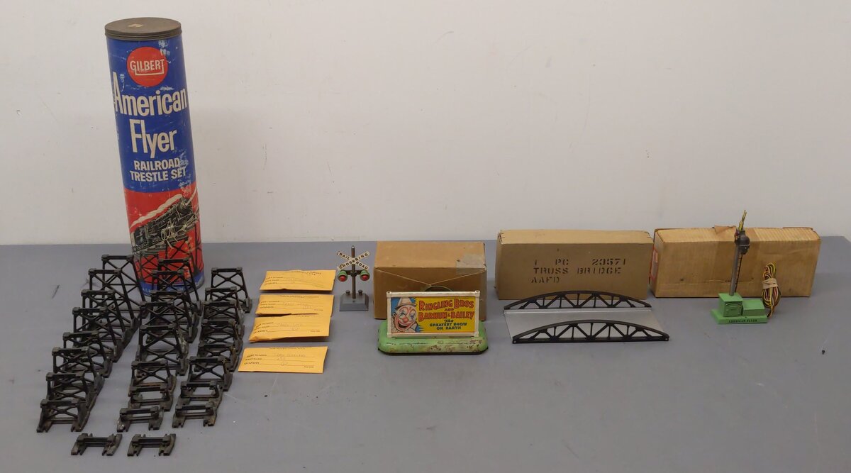 American Flyer Vintage S Postwar Accessories # 26782, 577, 760, 761 & 23571 [5] VG