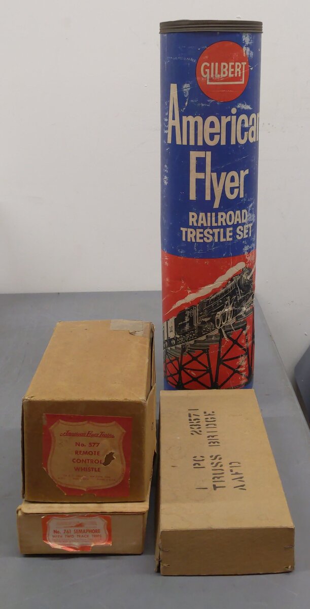 American Flyer Vintage S Postwar Accessories # 26782, 577, 760, 761 & 23571 [5] VG