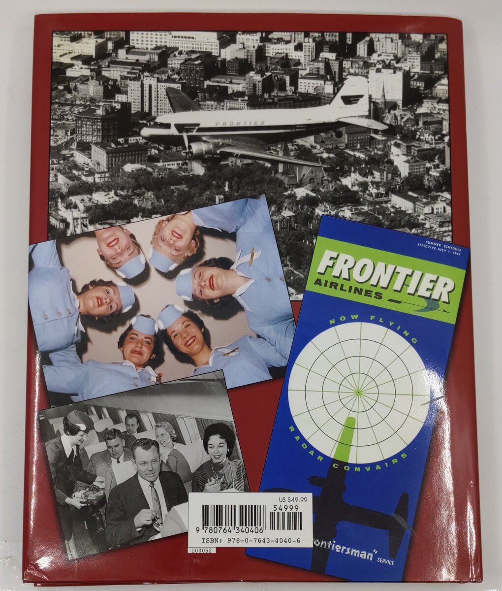 Frontier Airlines Hardcover Book By Gregory R. Stearns EX