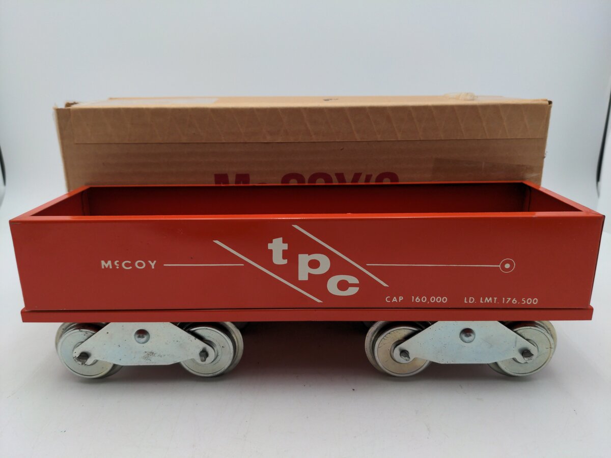 McCoy Standard Gauge TPC Orange Gondola EX/Box