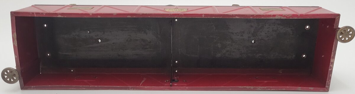 American Flyer 4007 Vintage Standard Wide Gauge Maroon Gondola VG