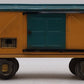 American Flyer 4018 Vintage Standard Gauge Mustard Green Boxcar VG