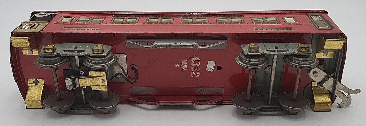 American Flyer 4332 Vintage Standard Guage AFL Tinplate Observation VG