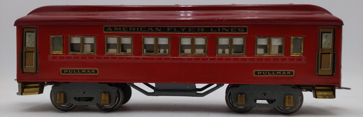 American Flyer 4331 Vintage Standard Guage AFL Red Pullman EX