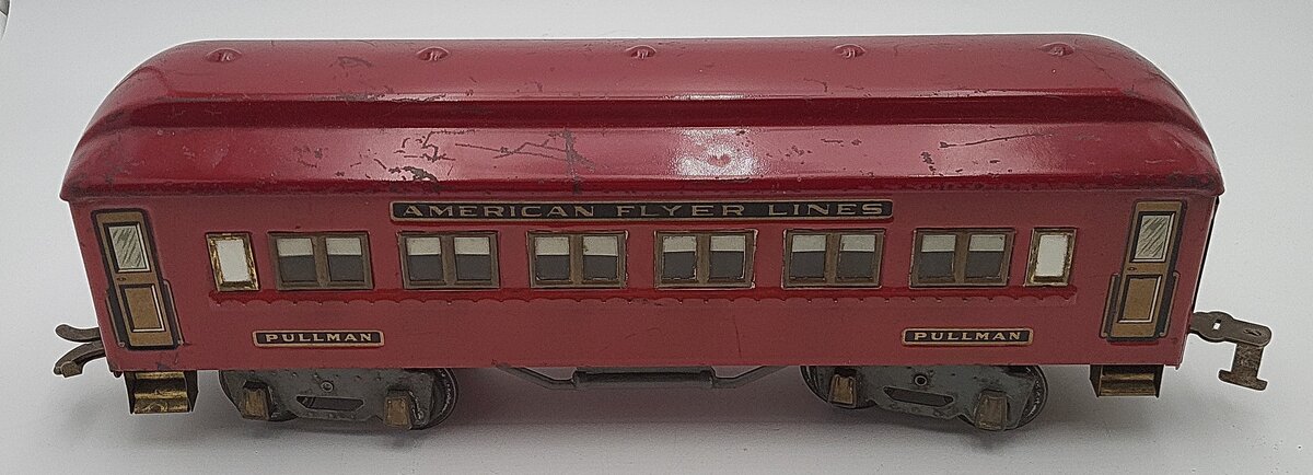 American Flyer 4331 Vintage Standard Guage AFL Red Pullman VG