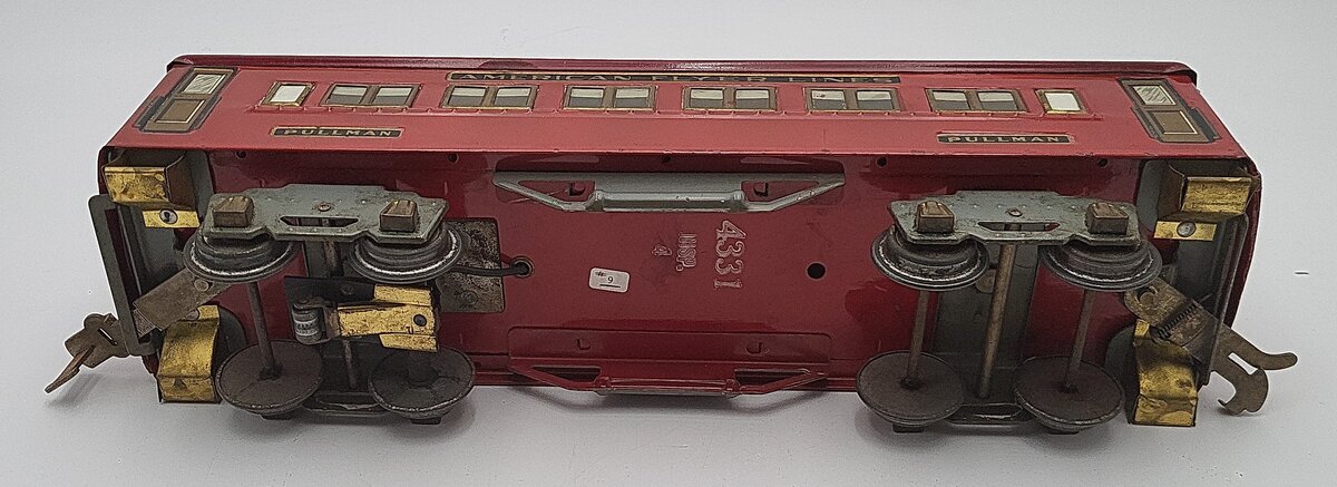 American Flyer 4331 Vintage Standard Guage AFL Red Pullman VG
