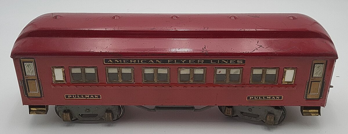 American Flyer 4331 Vintage Standard Guage AFL Red Pullman VG