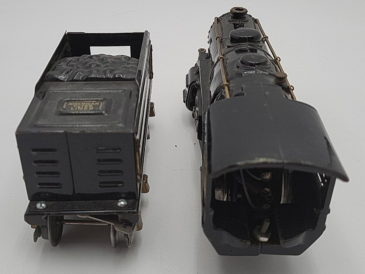 American Flyer 3191 Vintage O Gauge 2-4-0 Steam Locomotive w/ Tender VG