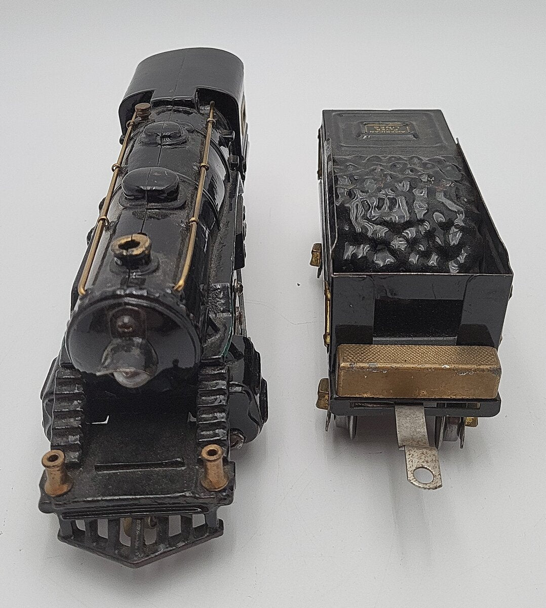 American Flyer 3191 Vintage O Gauge 2-4-0 Steam Locomotive w/ Tender VG
