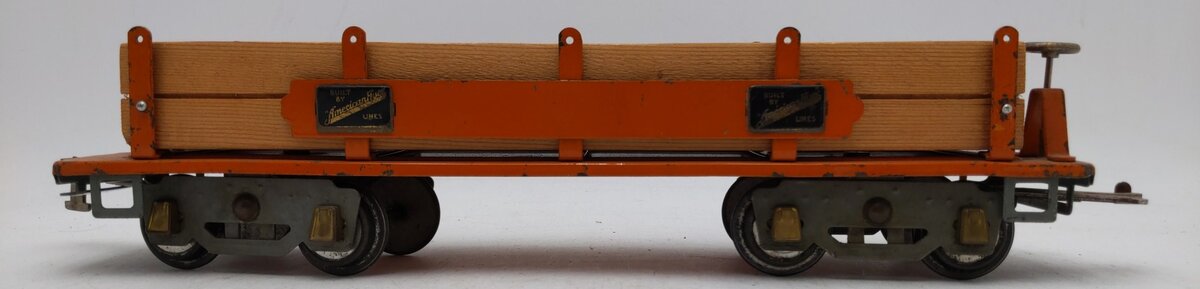 American Flyer 4023 Vintage Standard Gauge Flat Car with Load EX