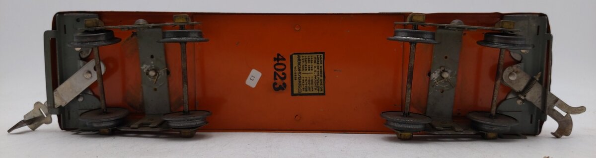 American Flyer 4023 Vintage Standard Gauge Flat Car with Load EX
