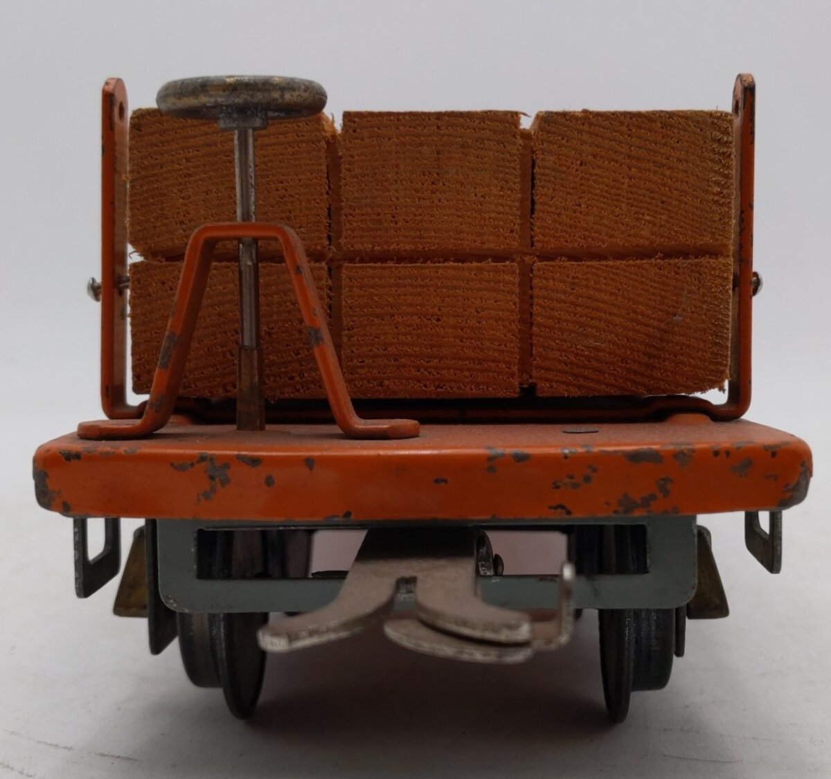 American Flyer 4023 Vintage Standard Gauge Flat Car with Load EX