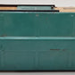 American Flyer 4018 Vintage Standard Gauge Mustard Green Boxcar VG